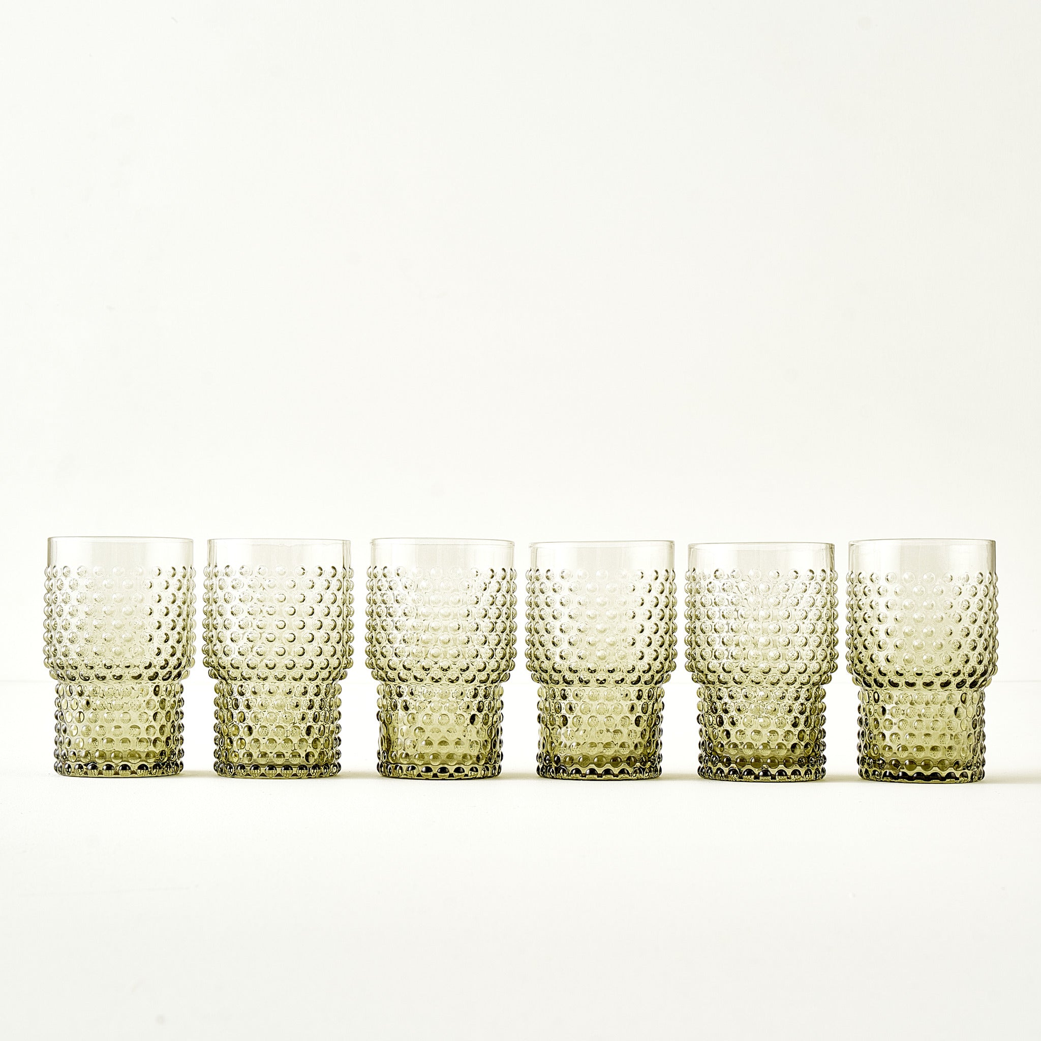 Bubble Hobnail Highball Glass (Set of 6)