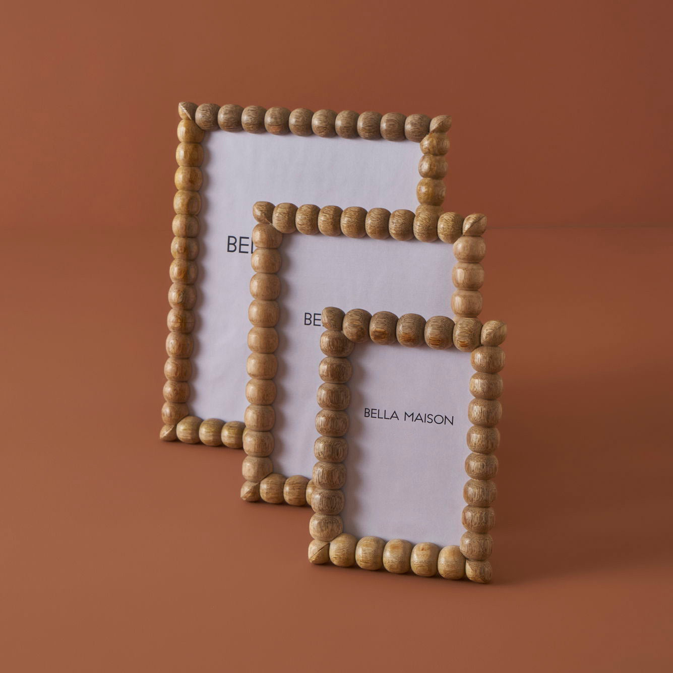 Violet Beaded Mango Wood Picture Frame