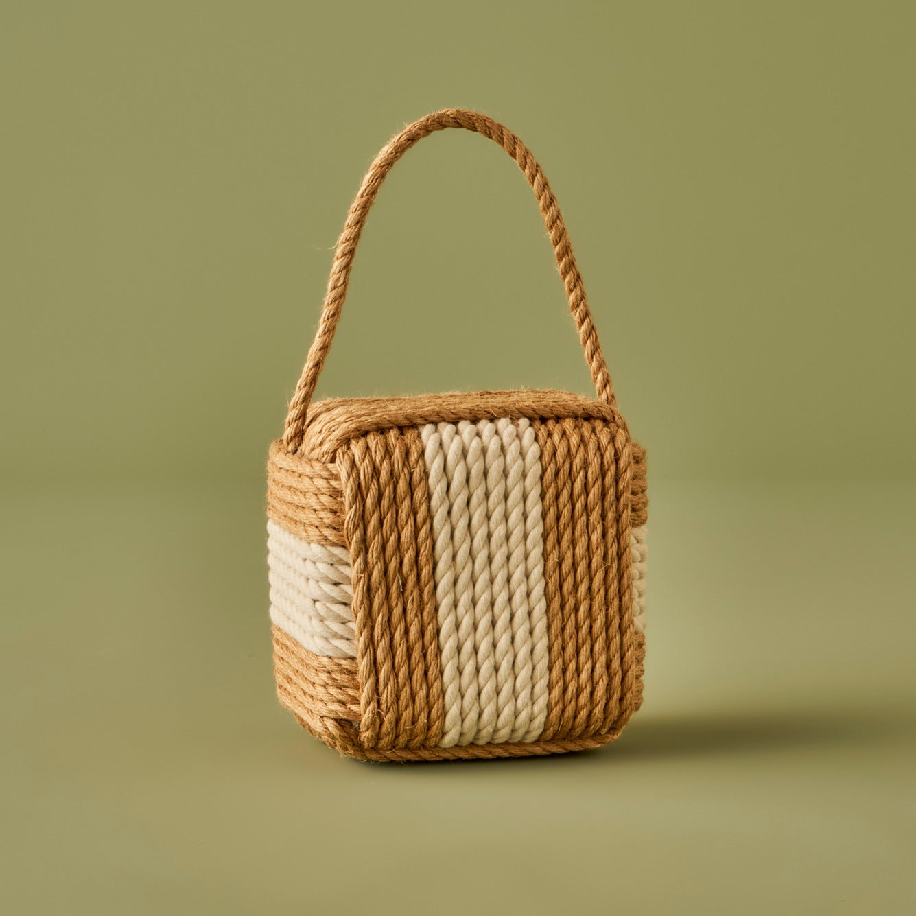 Elena Woven Cube Decorative Door Stopper