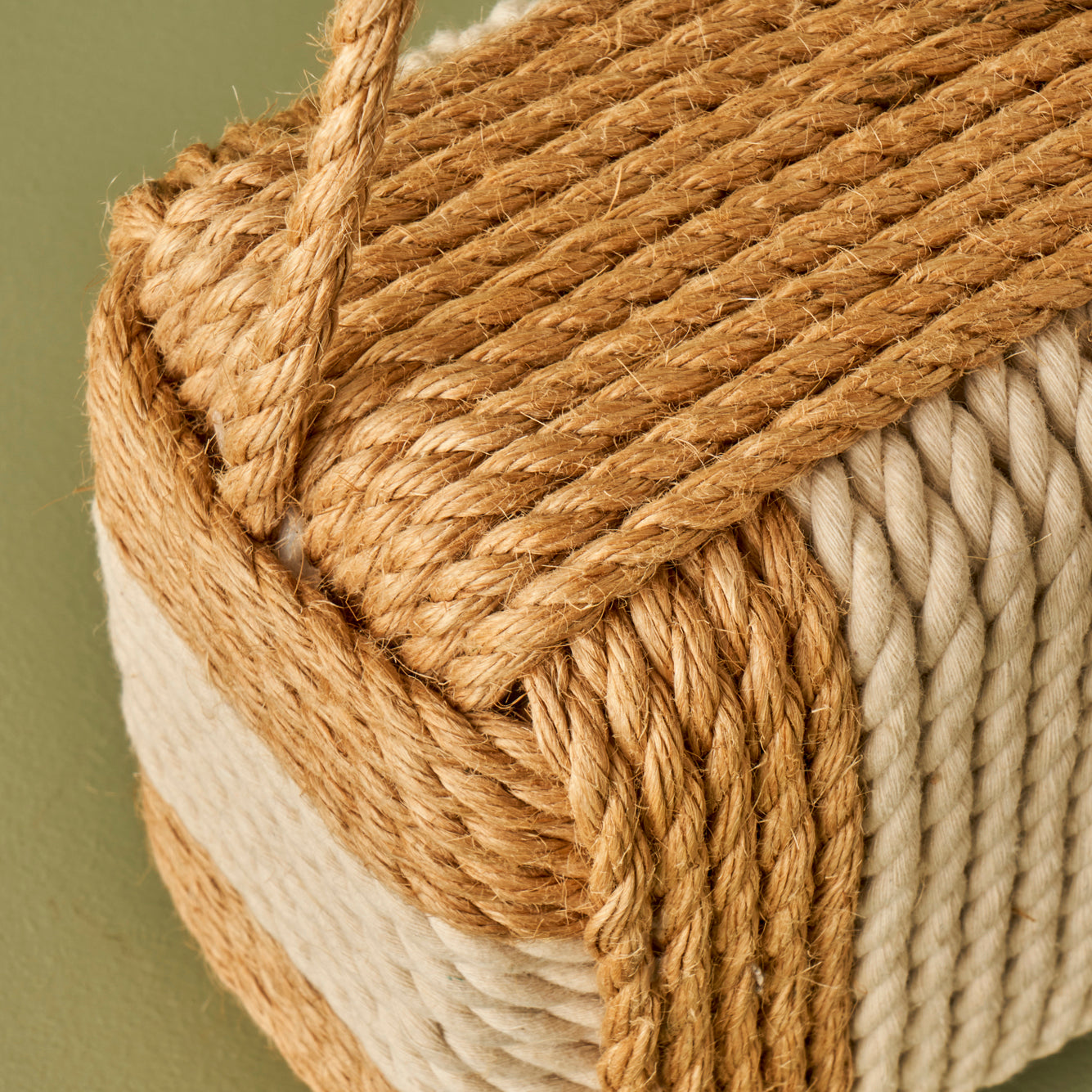 Elena Woven Cube Decorative Door Stopper