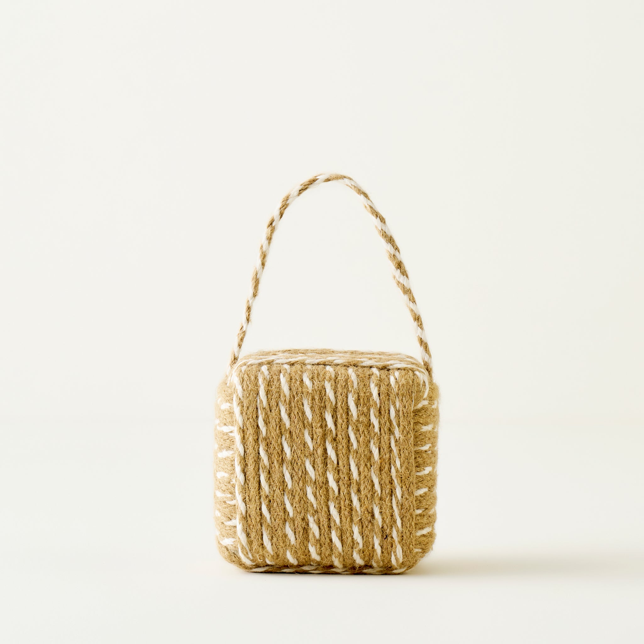 Flor Woven Cube Decorative Door Stopper