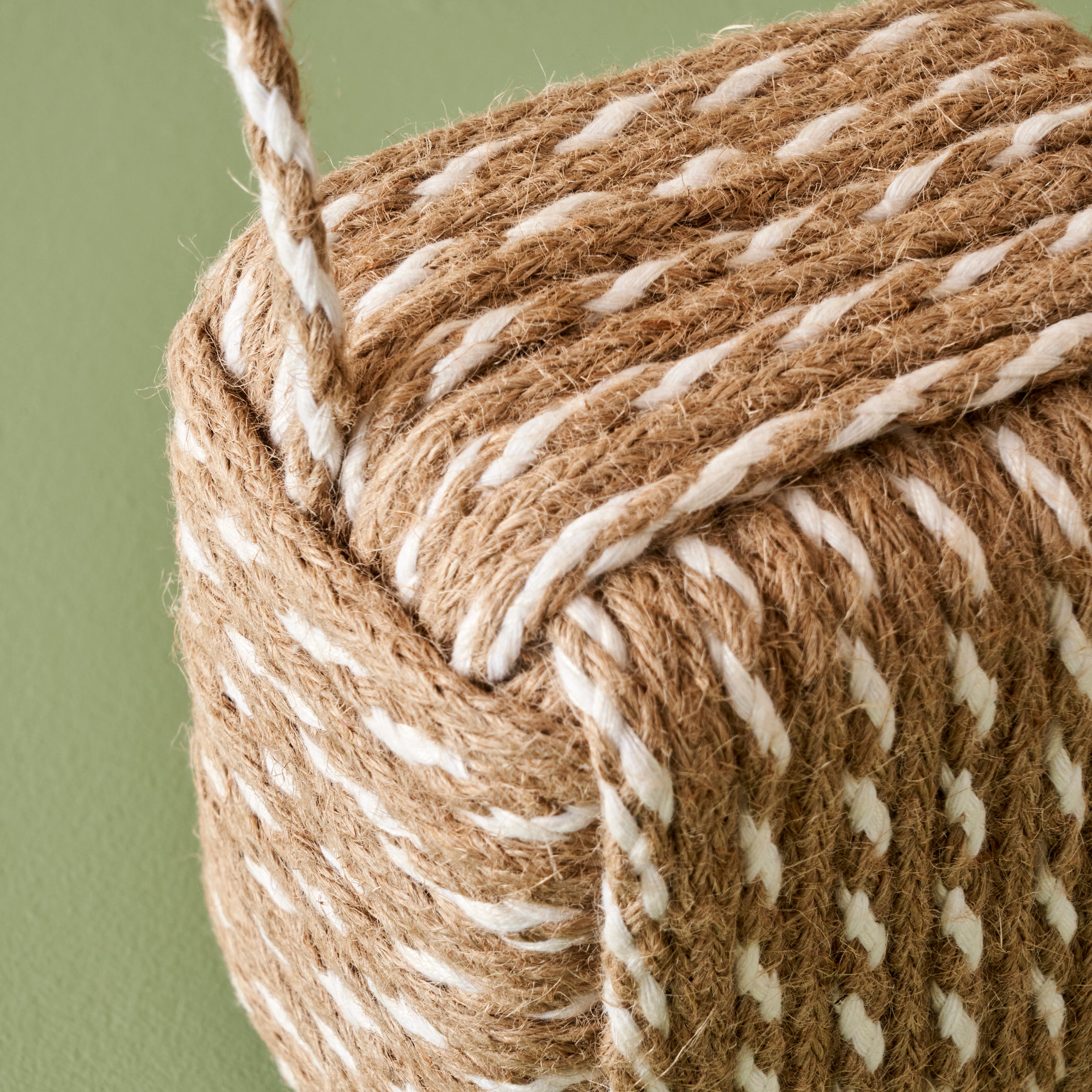Flor Woven Cube Decorative Door Stopper