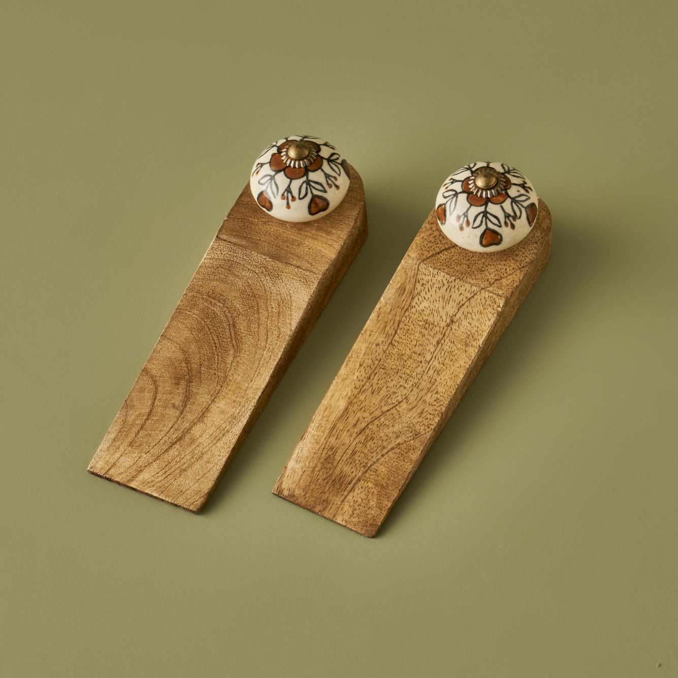 Hermosa Mango Wood Door Stopper