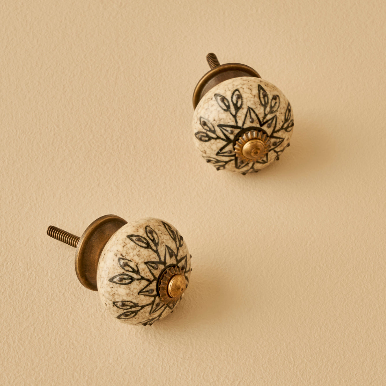 Gia Ceramic Cabinet Knobs (Set of 2)