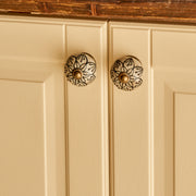 Leila Ceramic Floral Cabinet Knobs