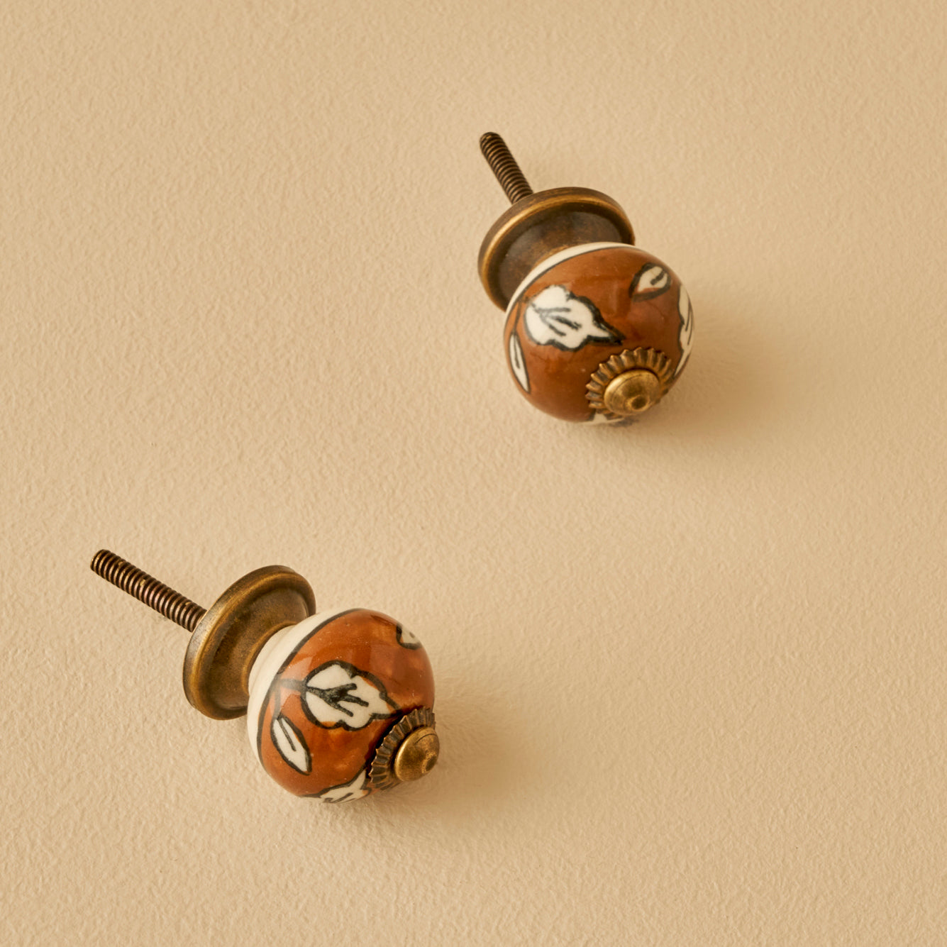 Bucky Ceramic Cabinet Knobs (Set of 2)