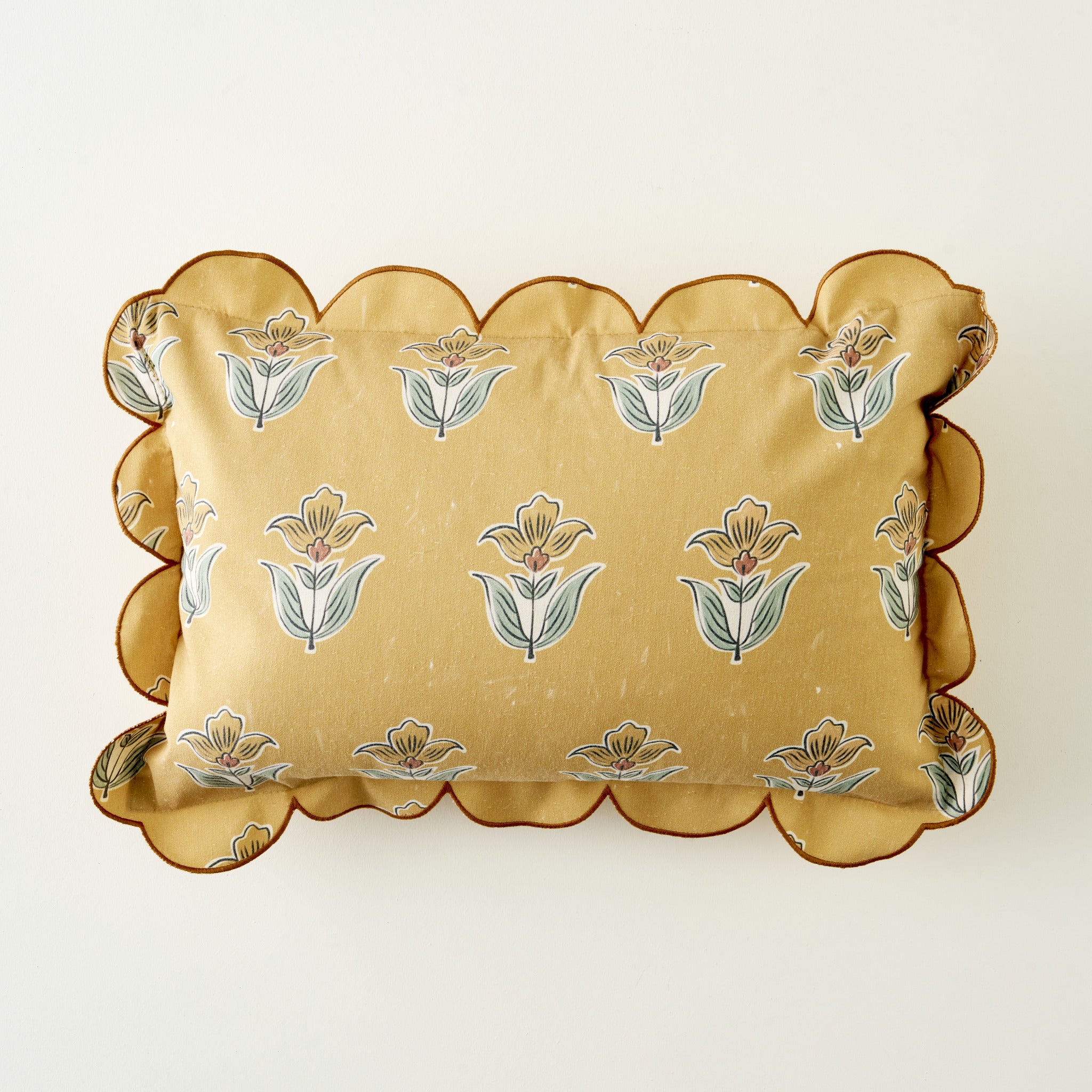 Indian Scallop Cushion Cover