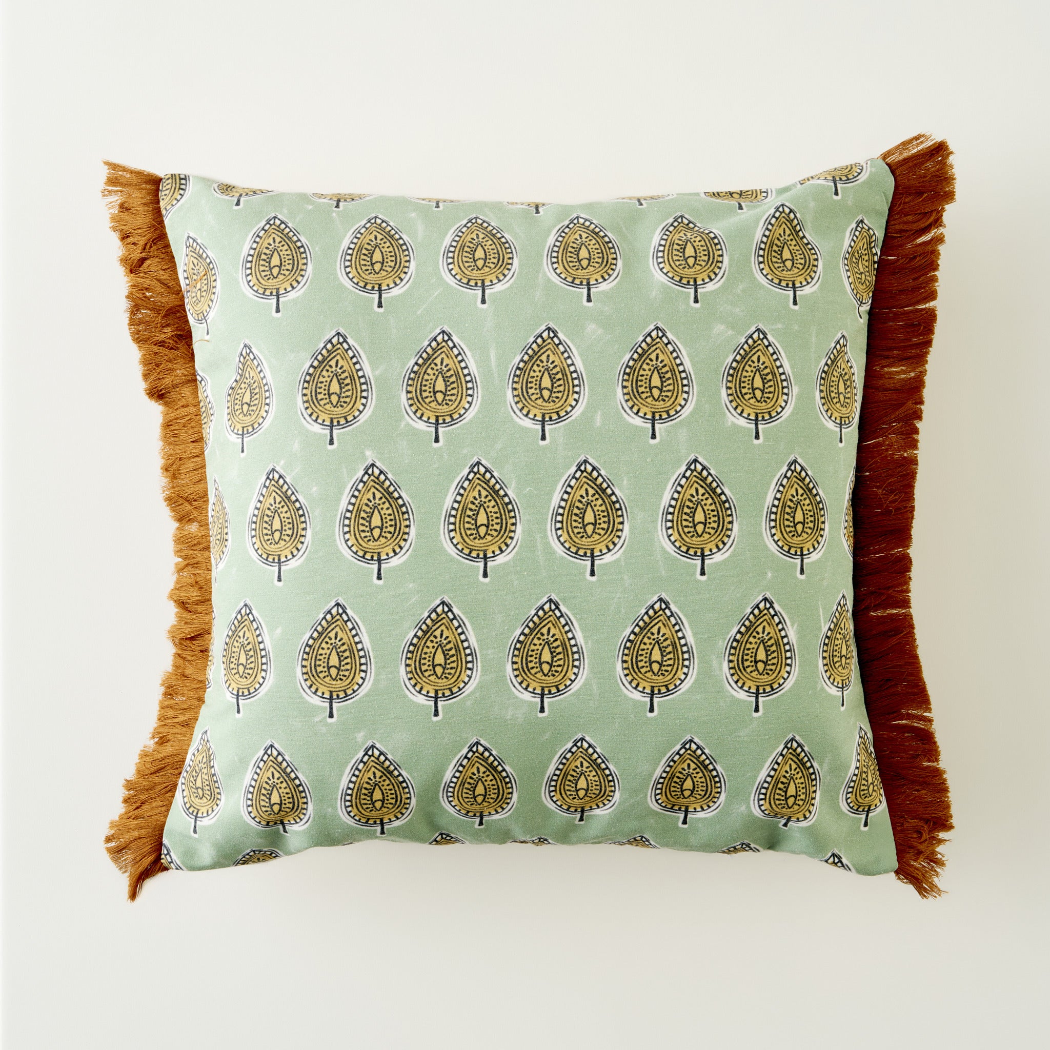 Indian Elegance Cushion Cover with Tassels