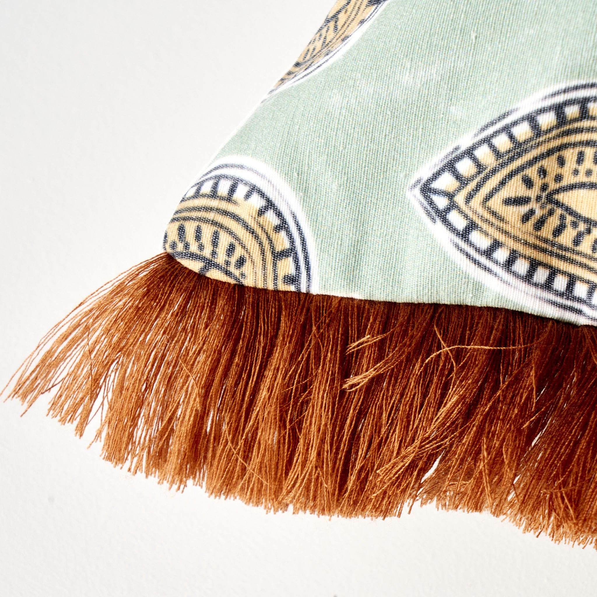 Indian Elegance Cushion Cover with Tassels