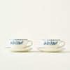 Bleu Blanc Porcelain Tea Cup (Set of 2)