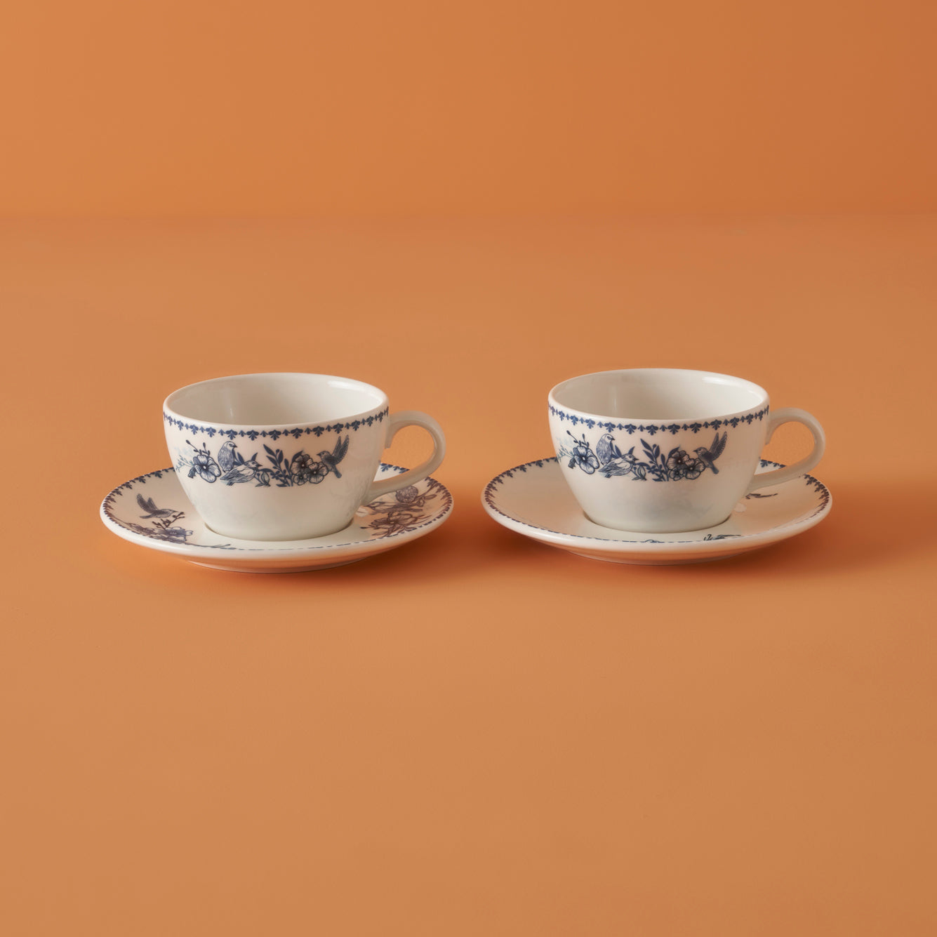 Bleu Blanc Porcelain Tea Cup (Set of 2)