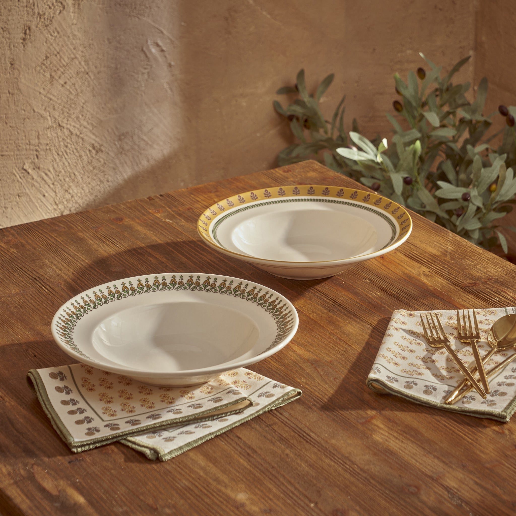 Indian Porcelain Pasta Bowl