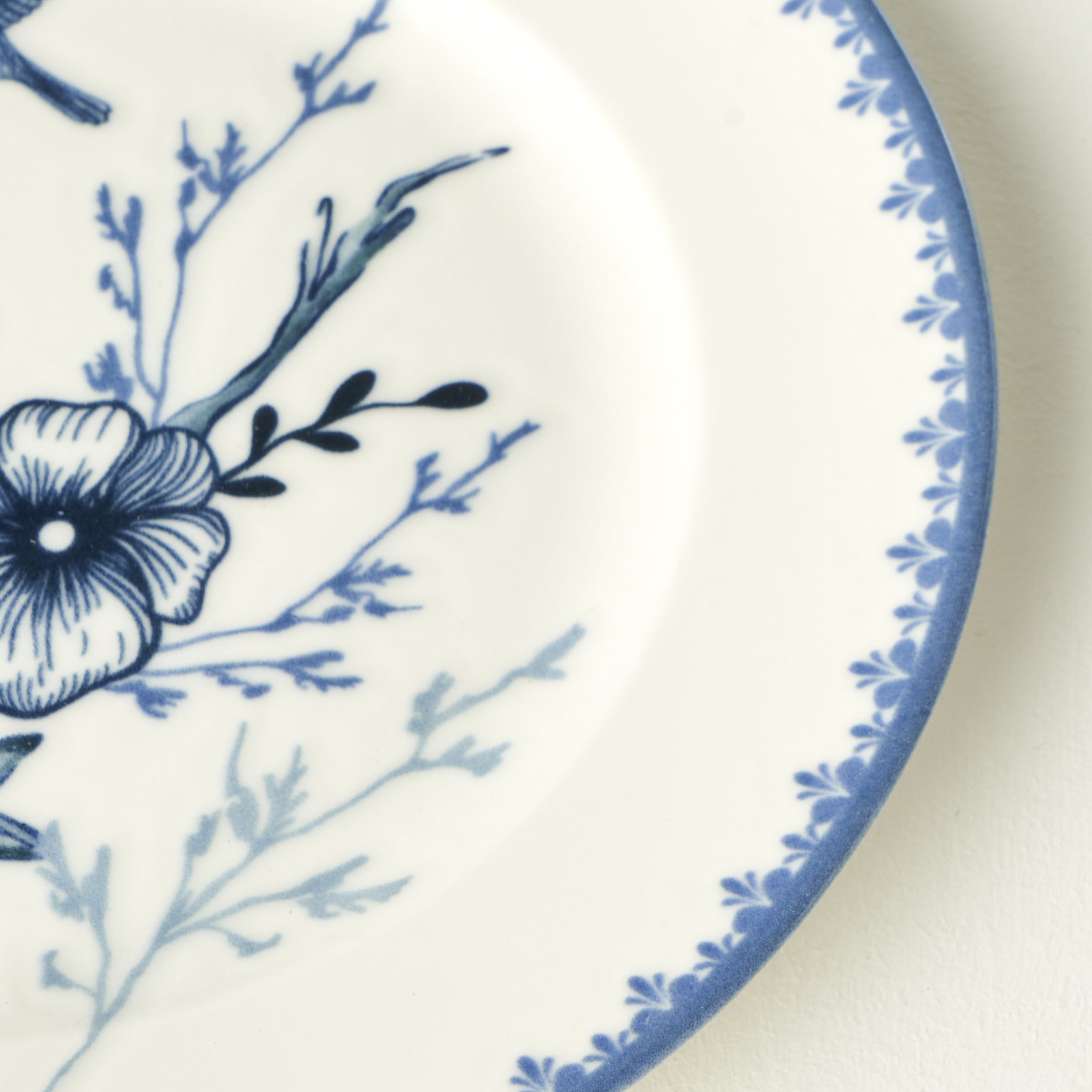 Bleu Blanc Porcelain Dessert Plate (Set of 4)