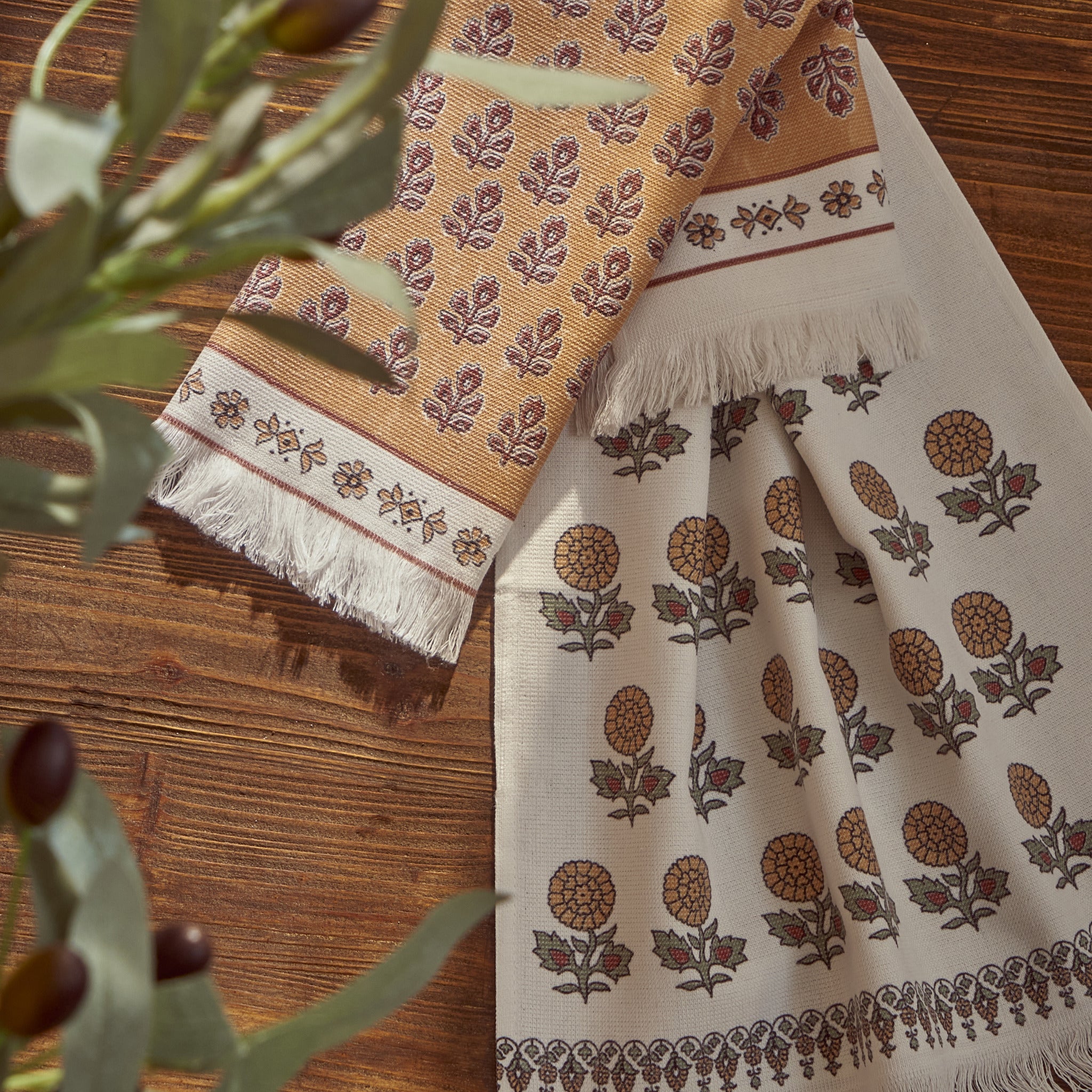 Indian Printed Kitchen Towel (Set of 2)