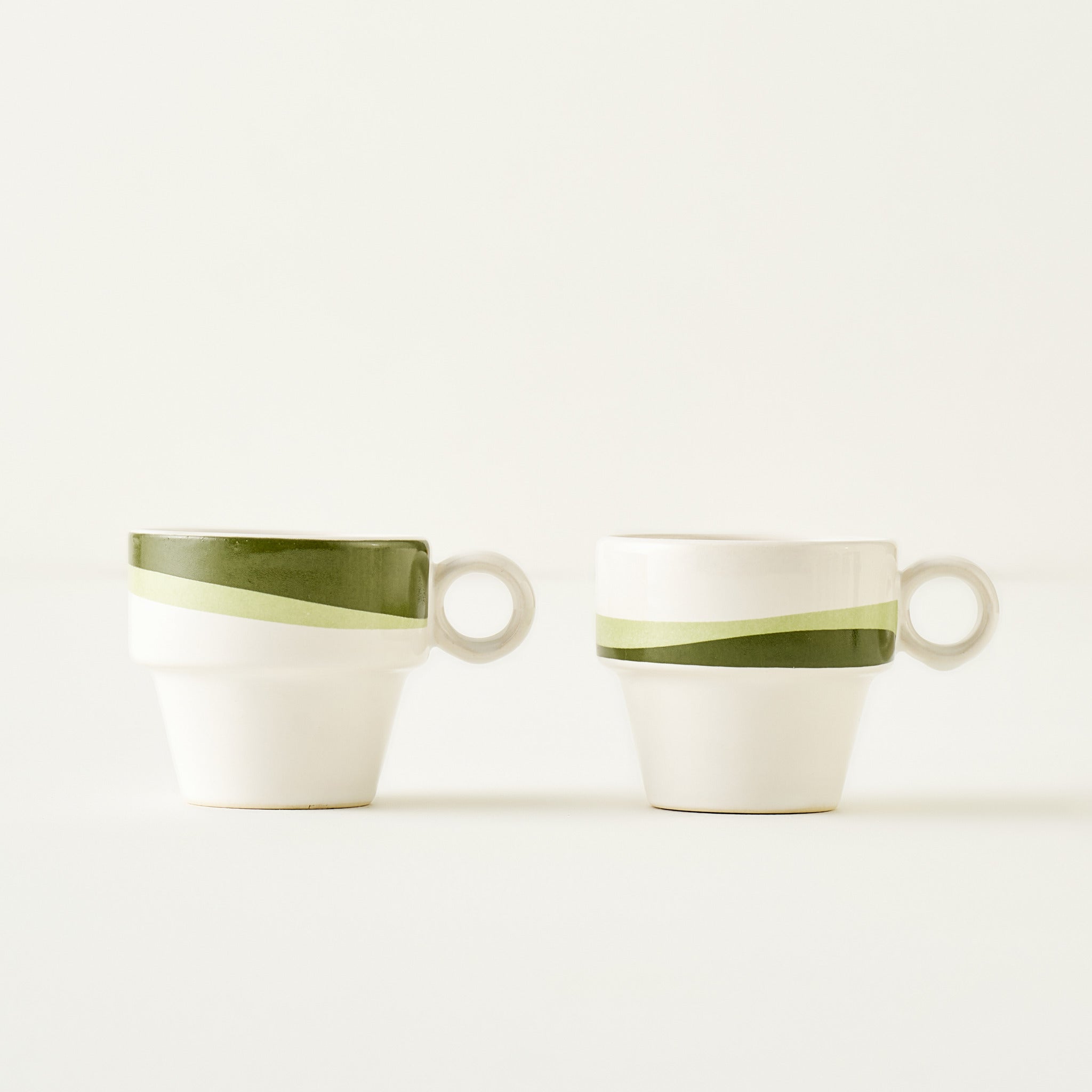 Flow Ceramic Espresso Cup (Set of 2)