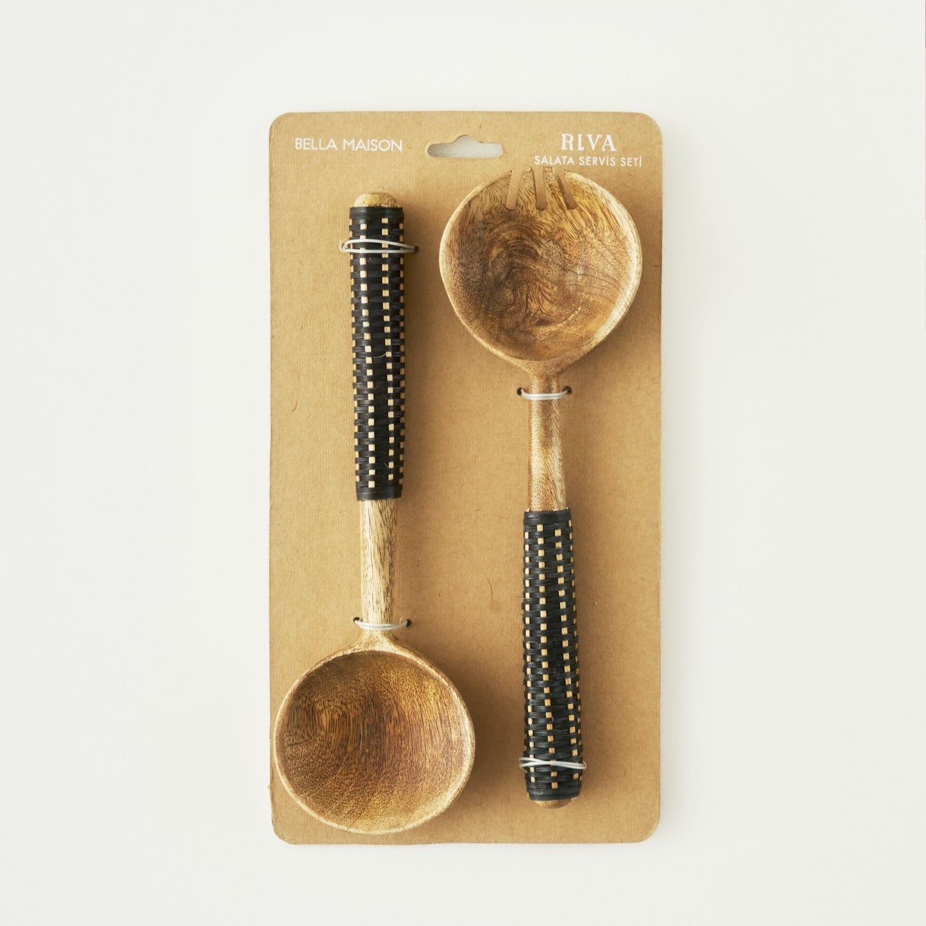 Riva Wooden Salad Serving Set