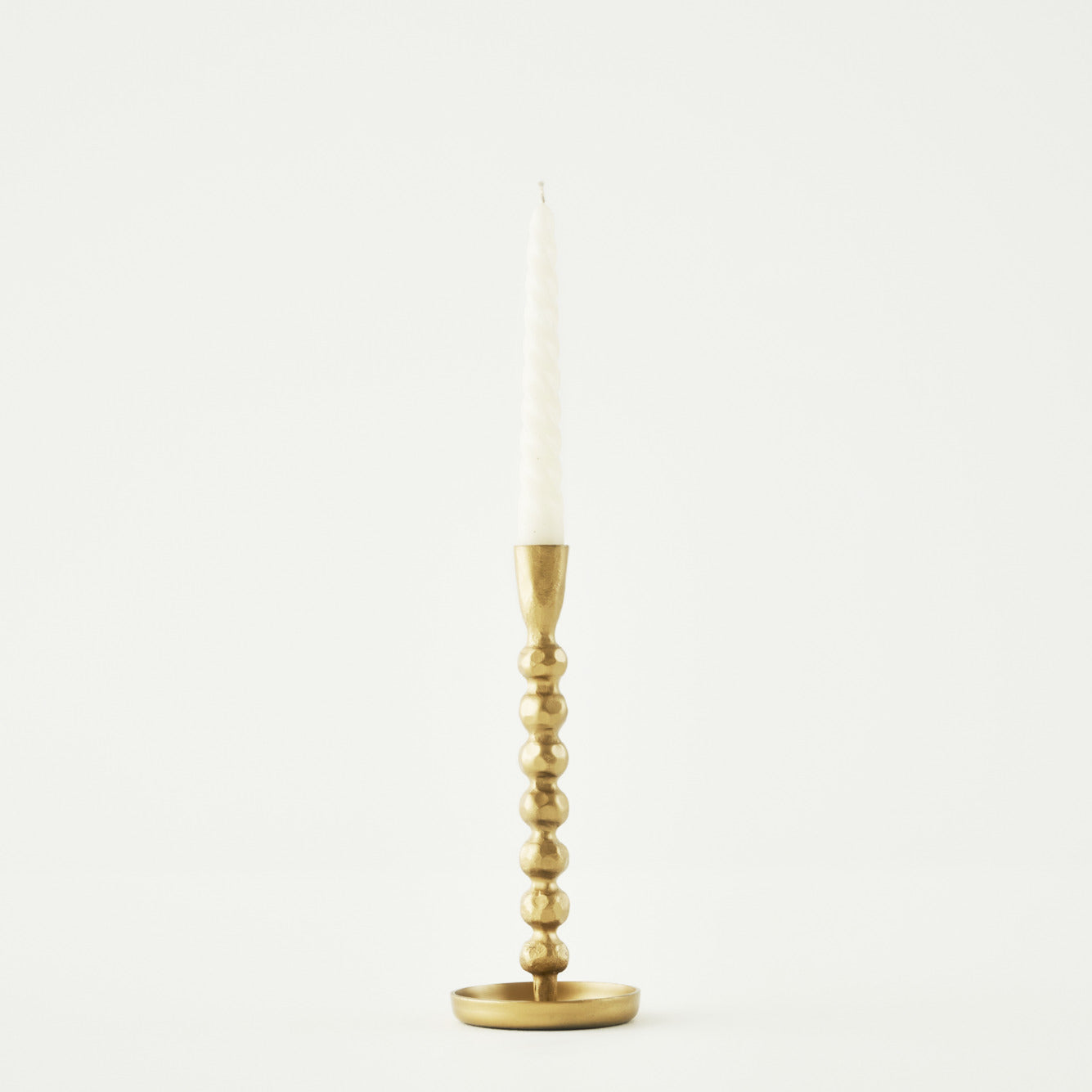Sofya Gold Taper Candle Holder