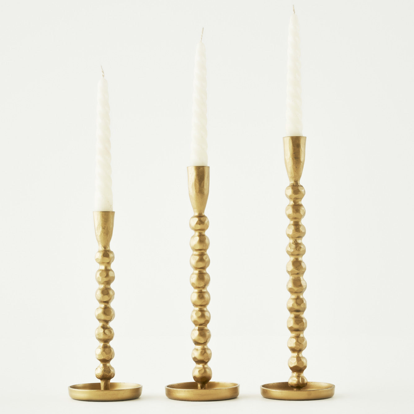 Sofya Gold Taper Candle Holder
