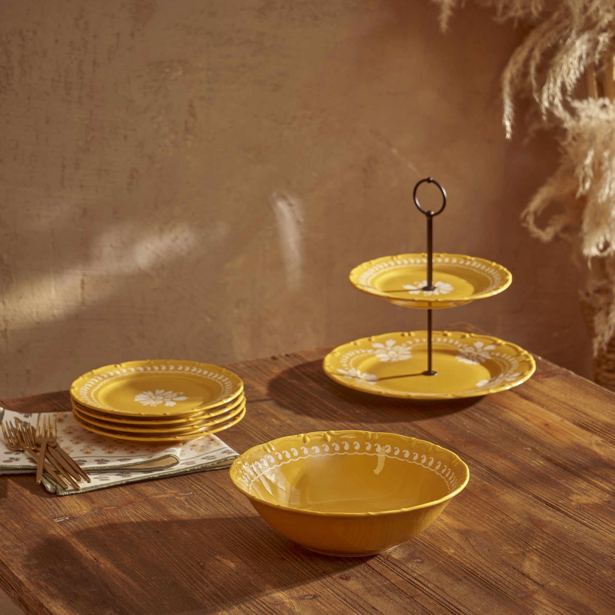 Indian Porcelain Salad Bowl