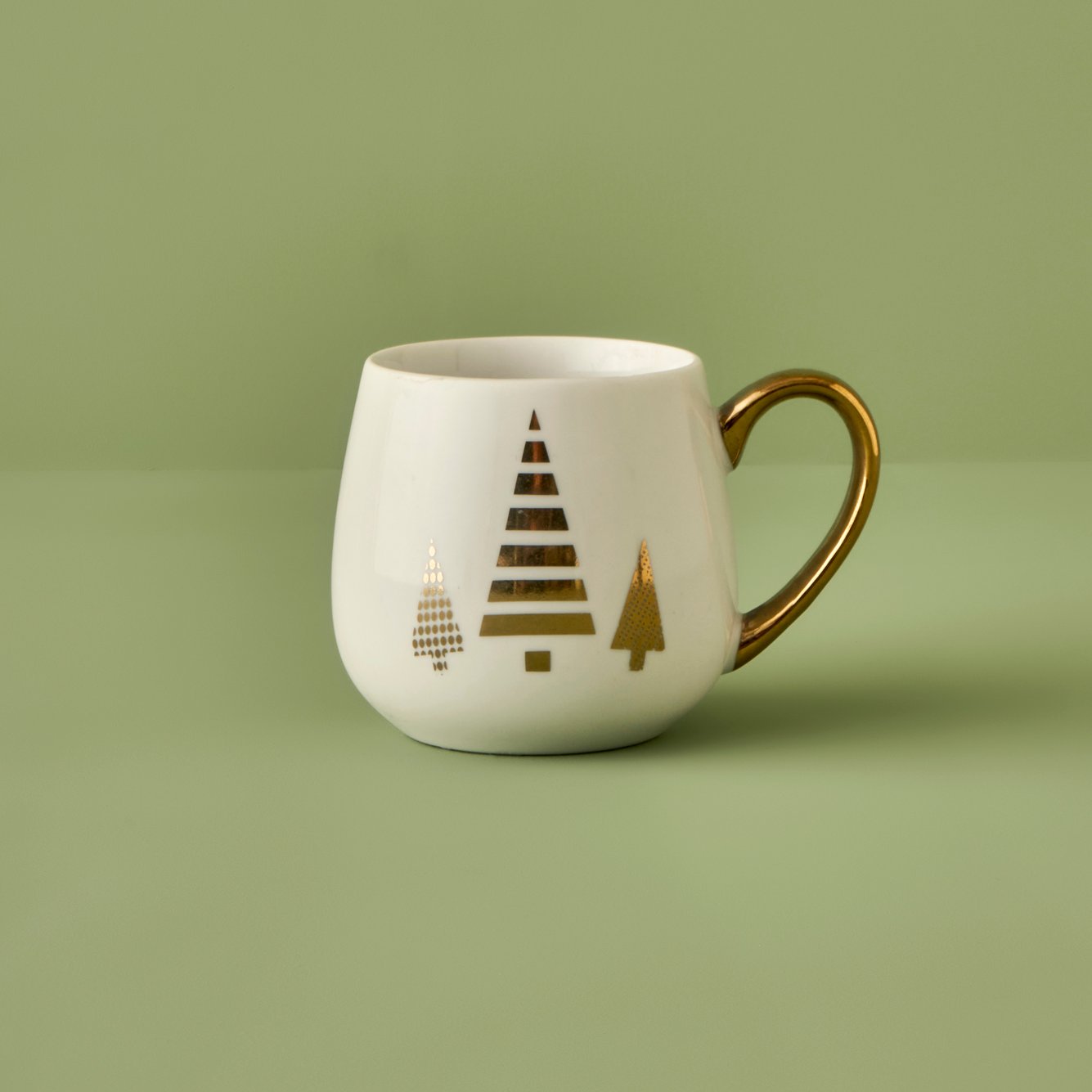 Pino Gold Christmas Porcelain Mug