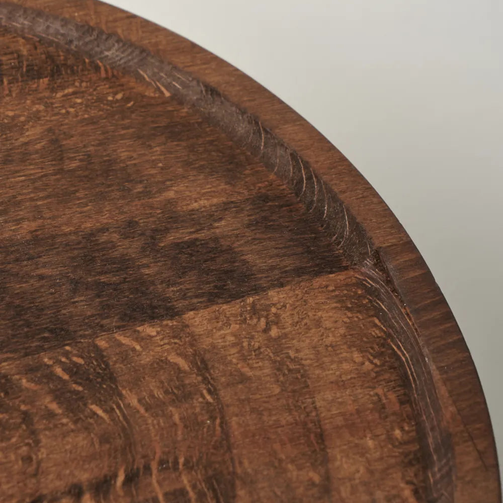 Wooden Round Serving Stand