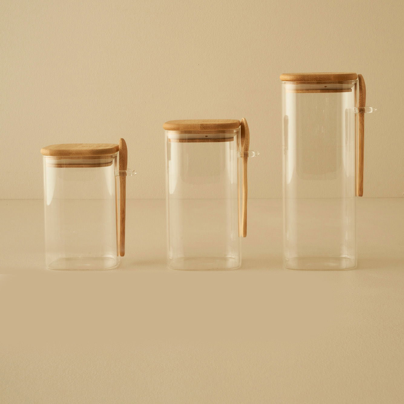 Alice Jar with Bamboo Lid & Spoon