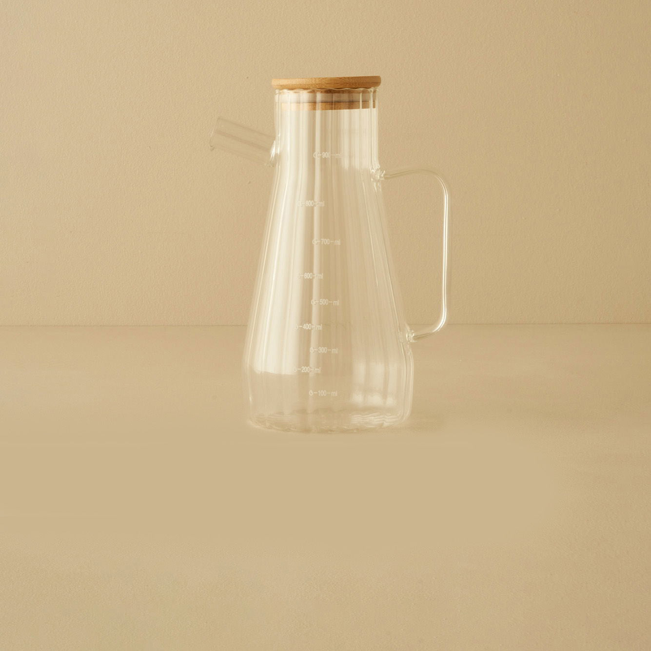 Alice Oil Cruet with Bamboo Lid