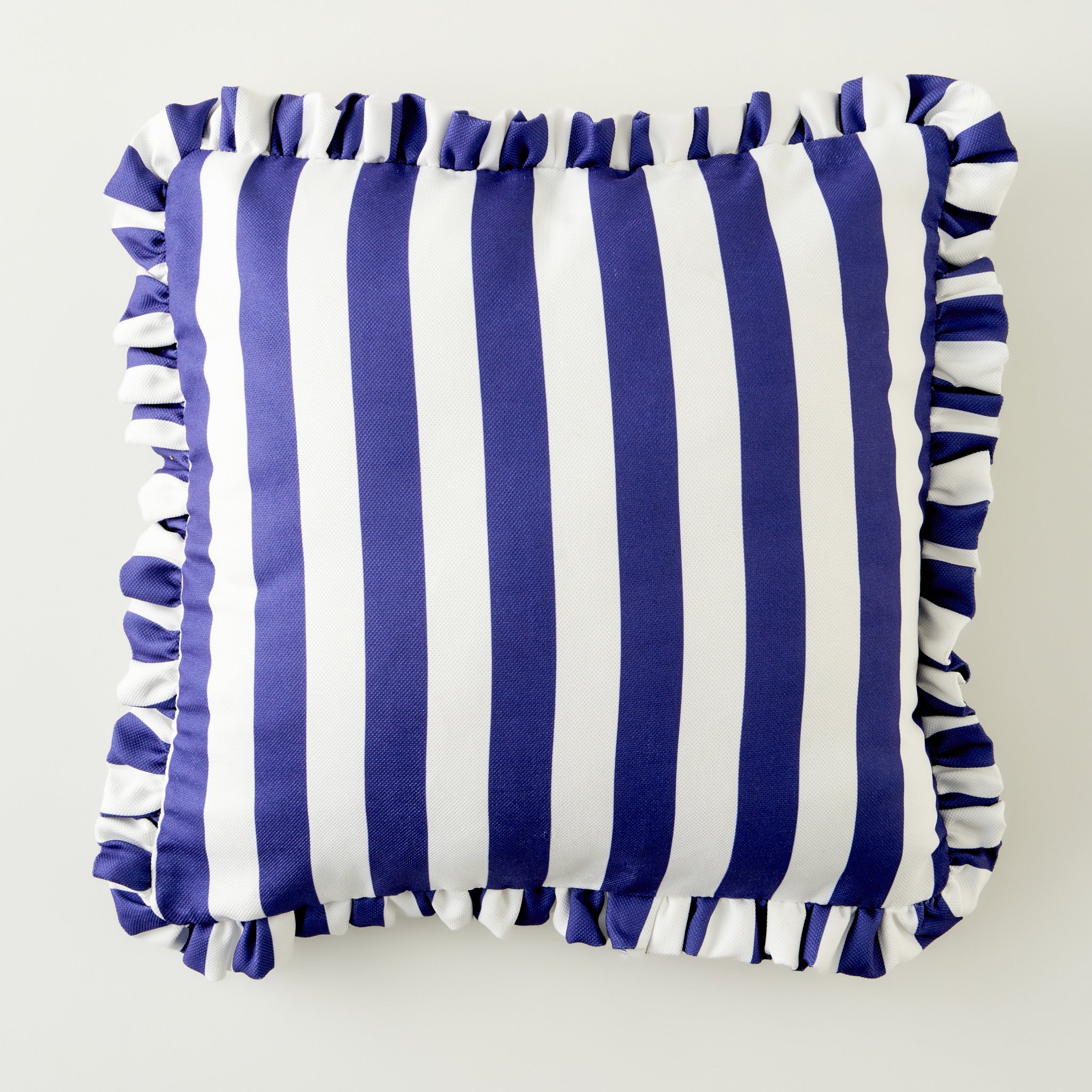 Line Ruffled Cushion Cover