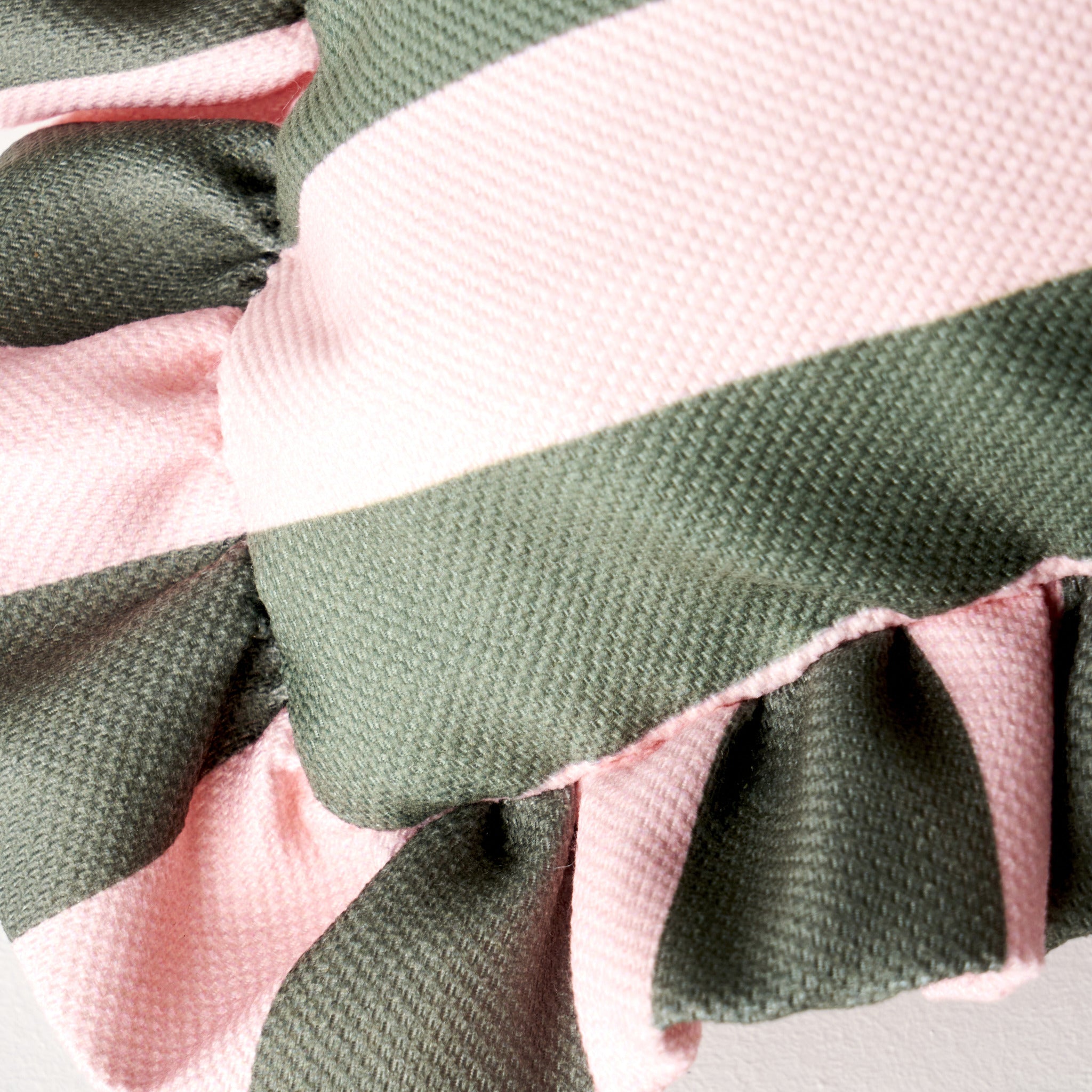 Line Punch Embroidered Cushion Cover