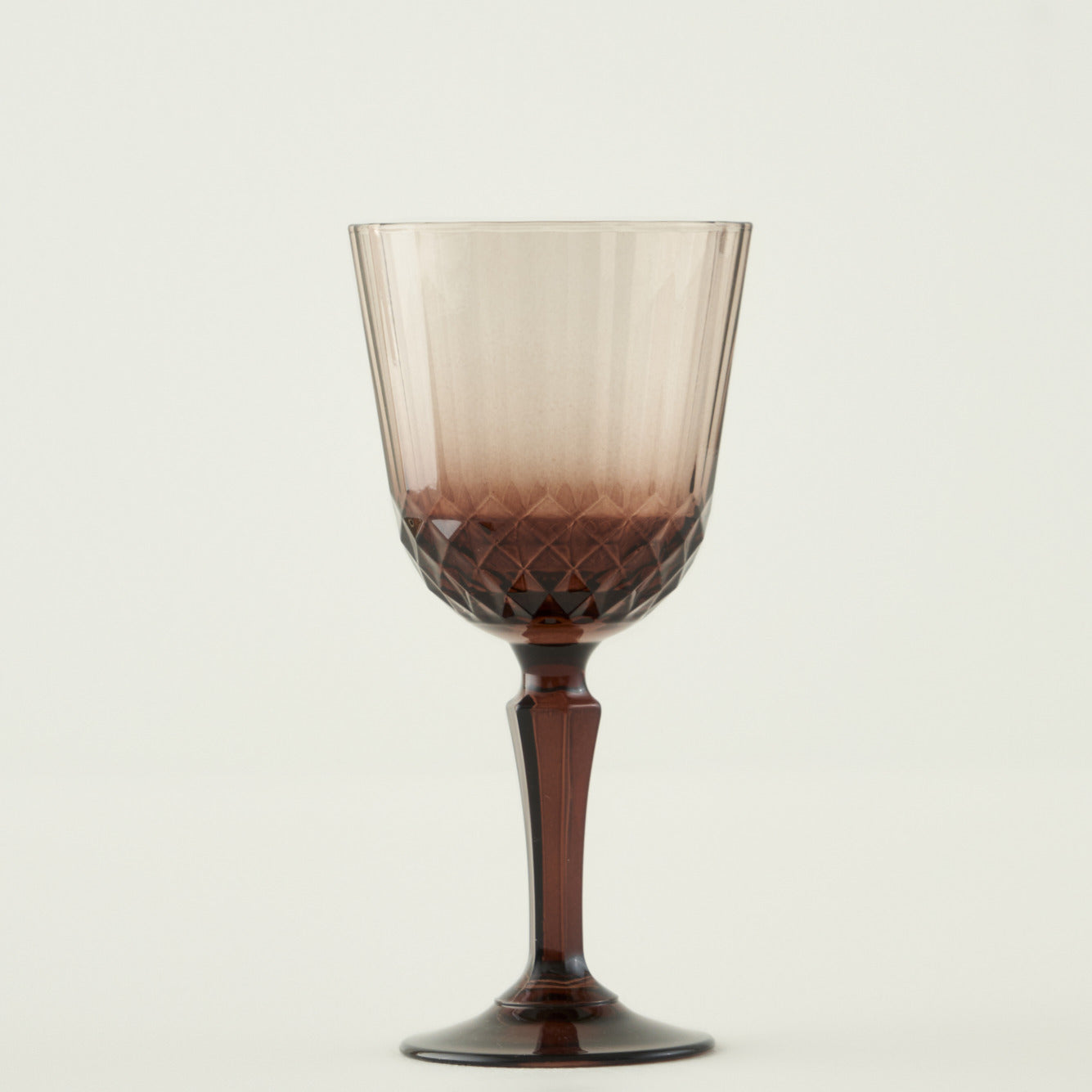 Colore Crystal Cut Wine Glass