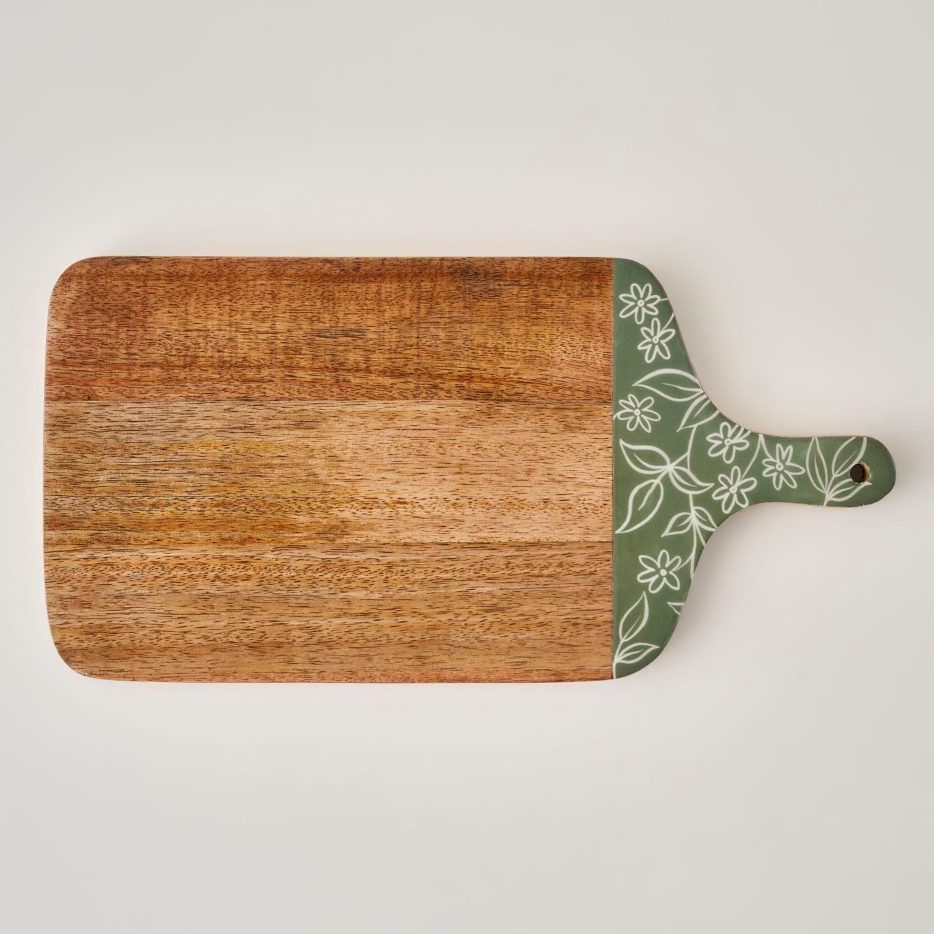 Floral Mango Wood  Cutting Board