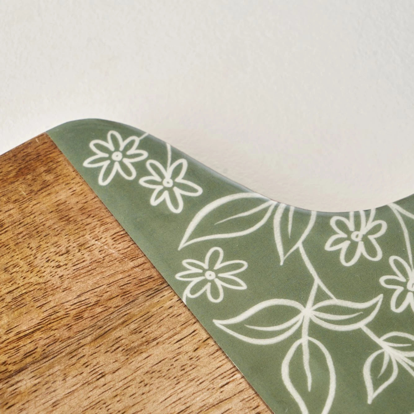 Floral Mango Wood  Cutting Board