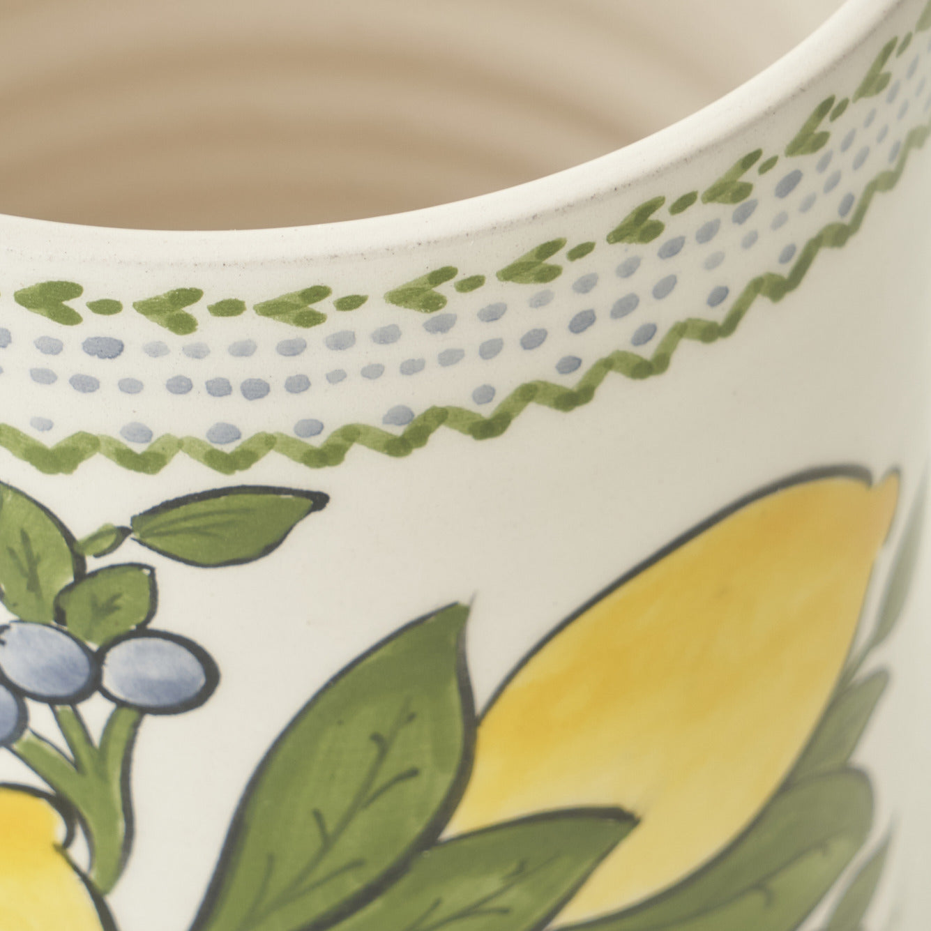 Lemoncello Ceramic Utensil Holder