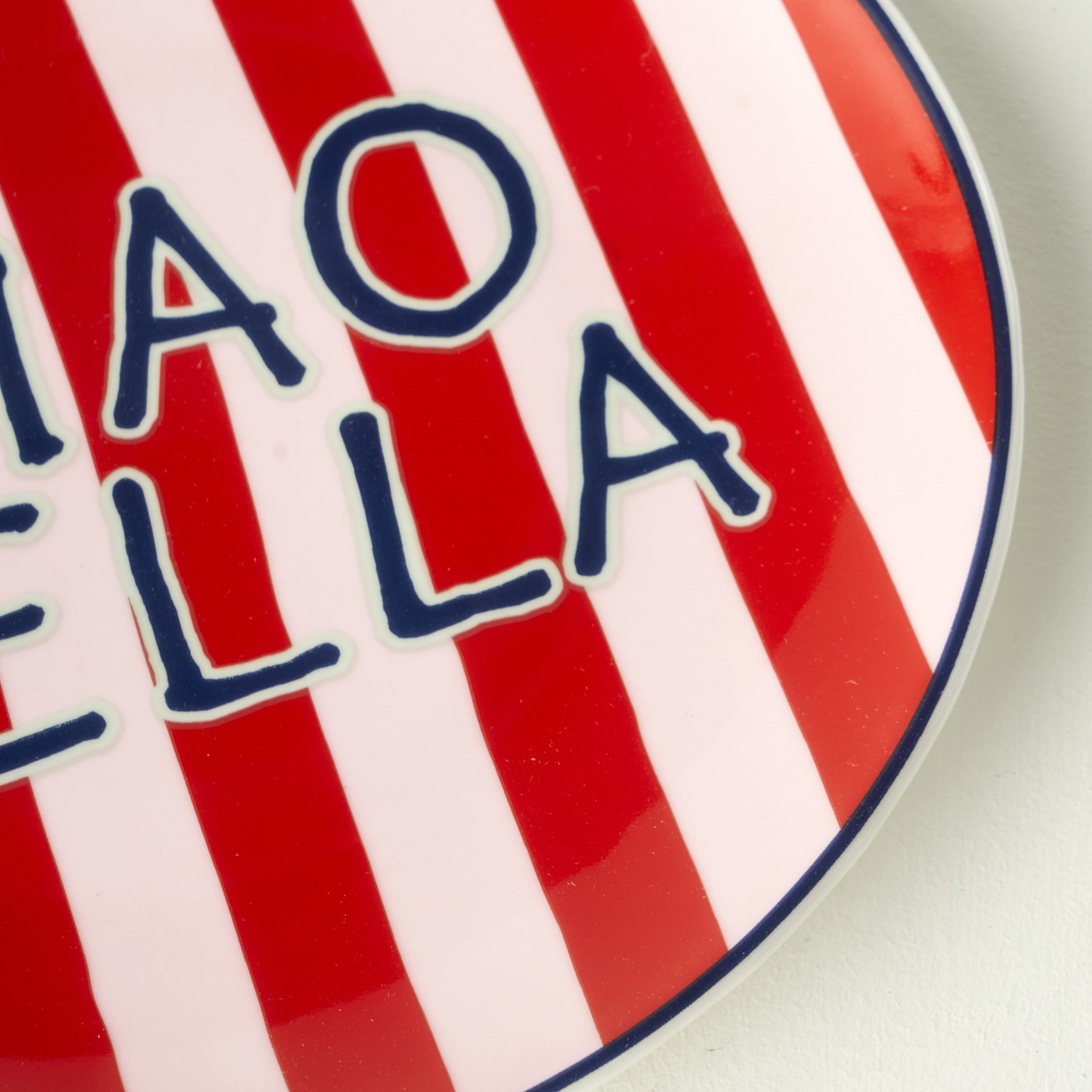 Line Porcelain Dessert Plate (Set of 4)