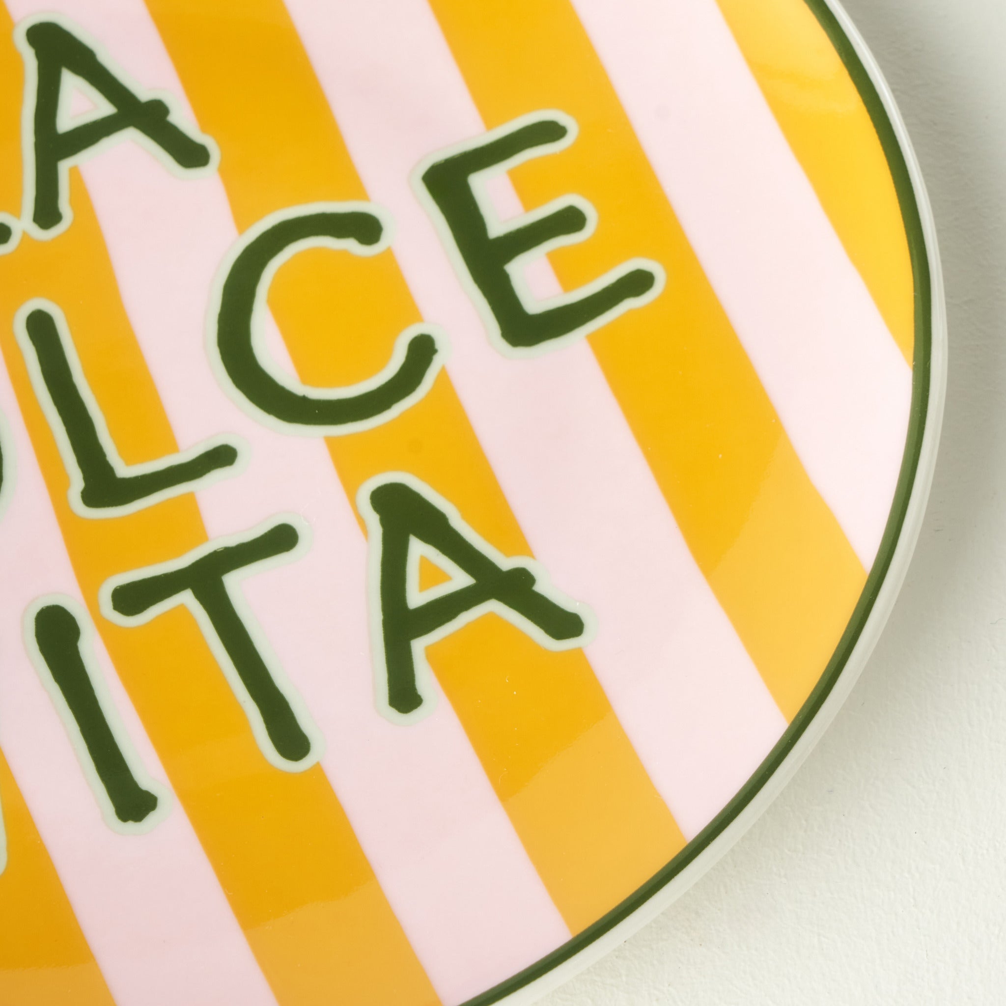 Line Porcelain Dessert Plate (Set of 4)