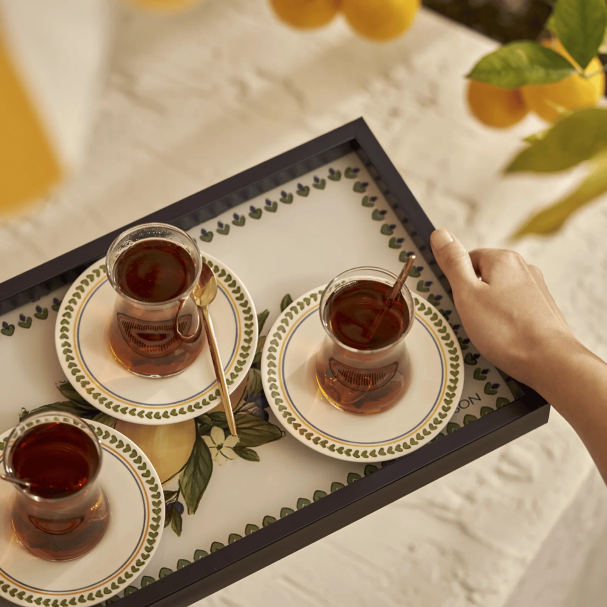 Lemoncello Decorative Tray