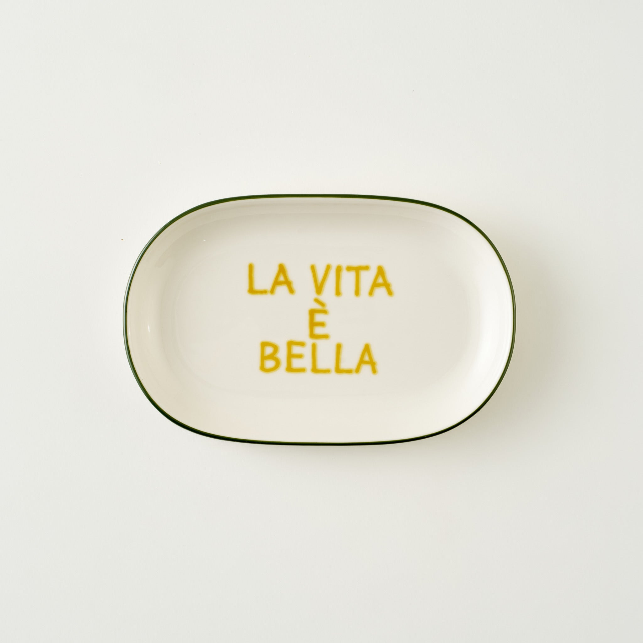 Line Oval Porcelain Serving Platter