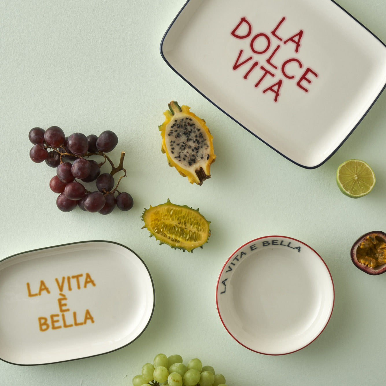 Line Oval Porcelain Serving Platter