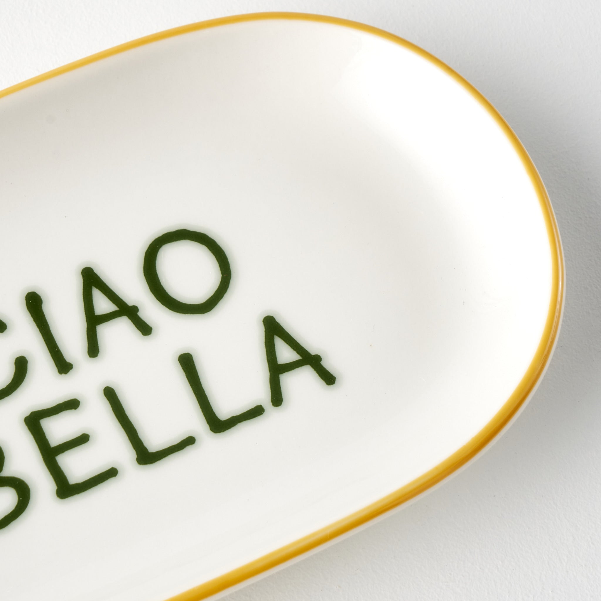 Line Oval Porcelain Serving Platter