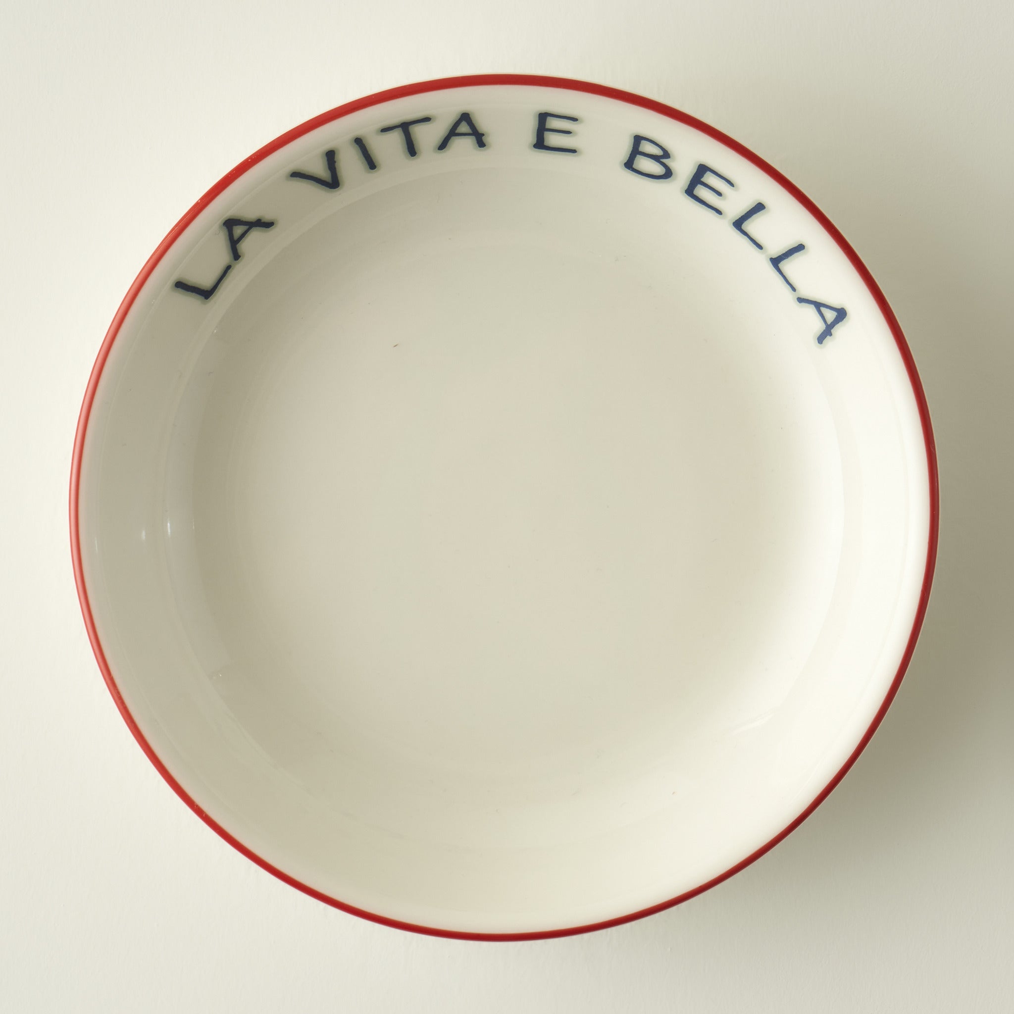 Line Large Porcelain Serving Bowl