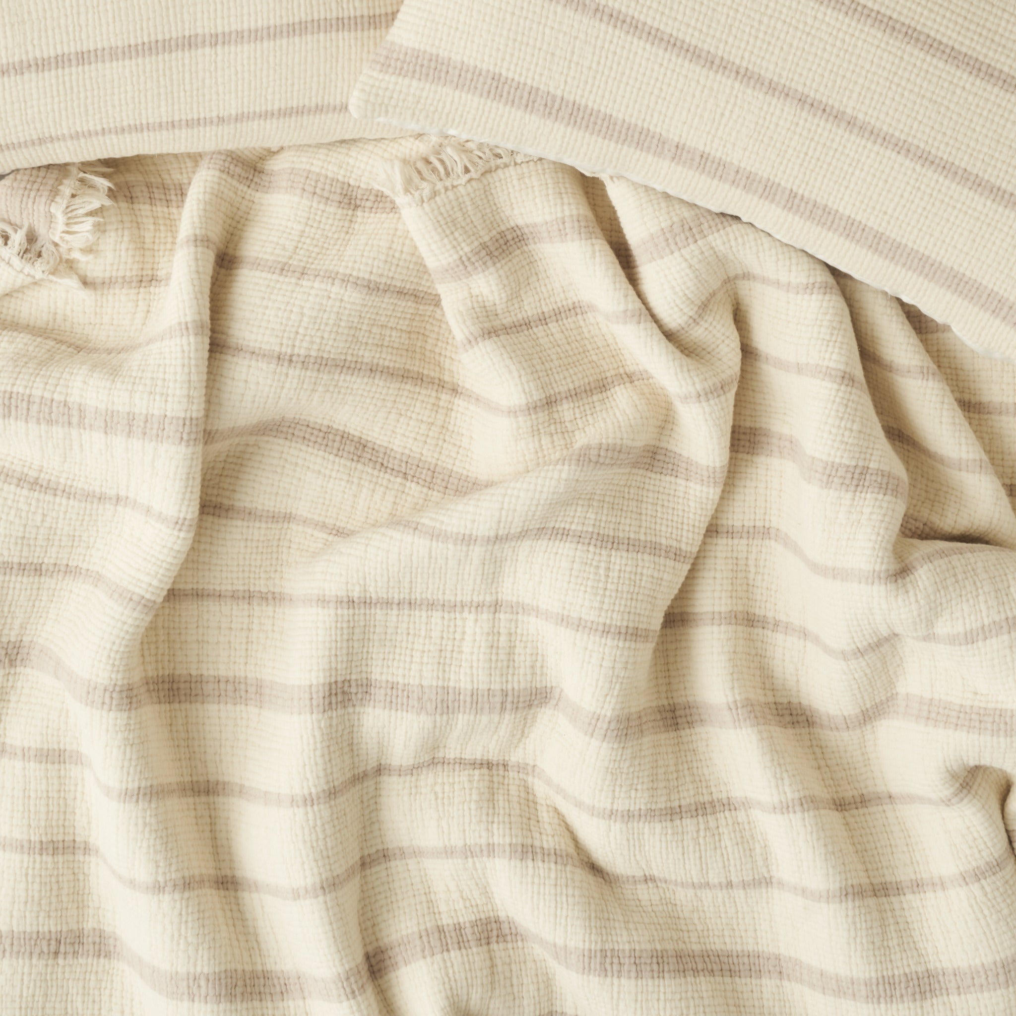 Bahama Muslin Cotton Coverlet with Shams