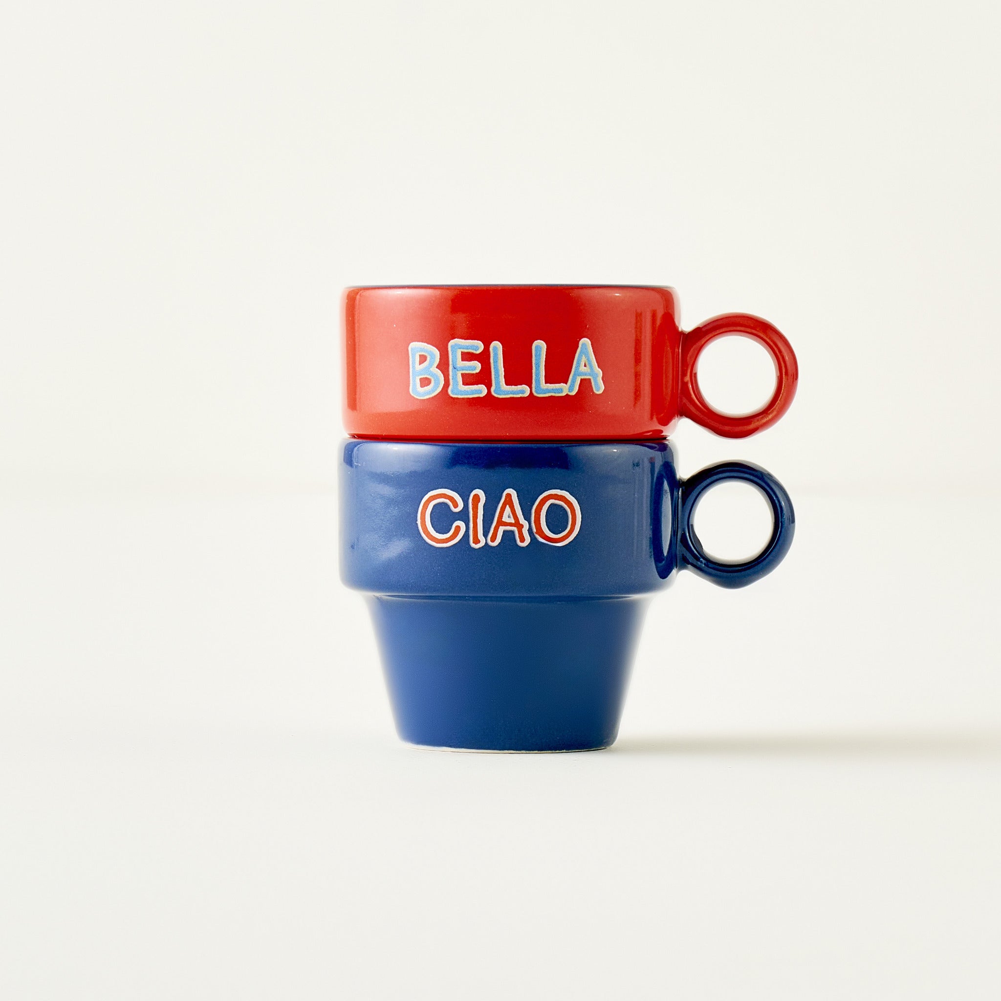 Line Ceramic Espresso Cup (Set of 2)