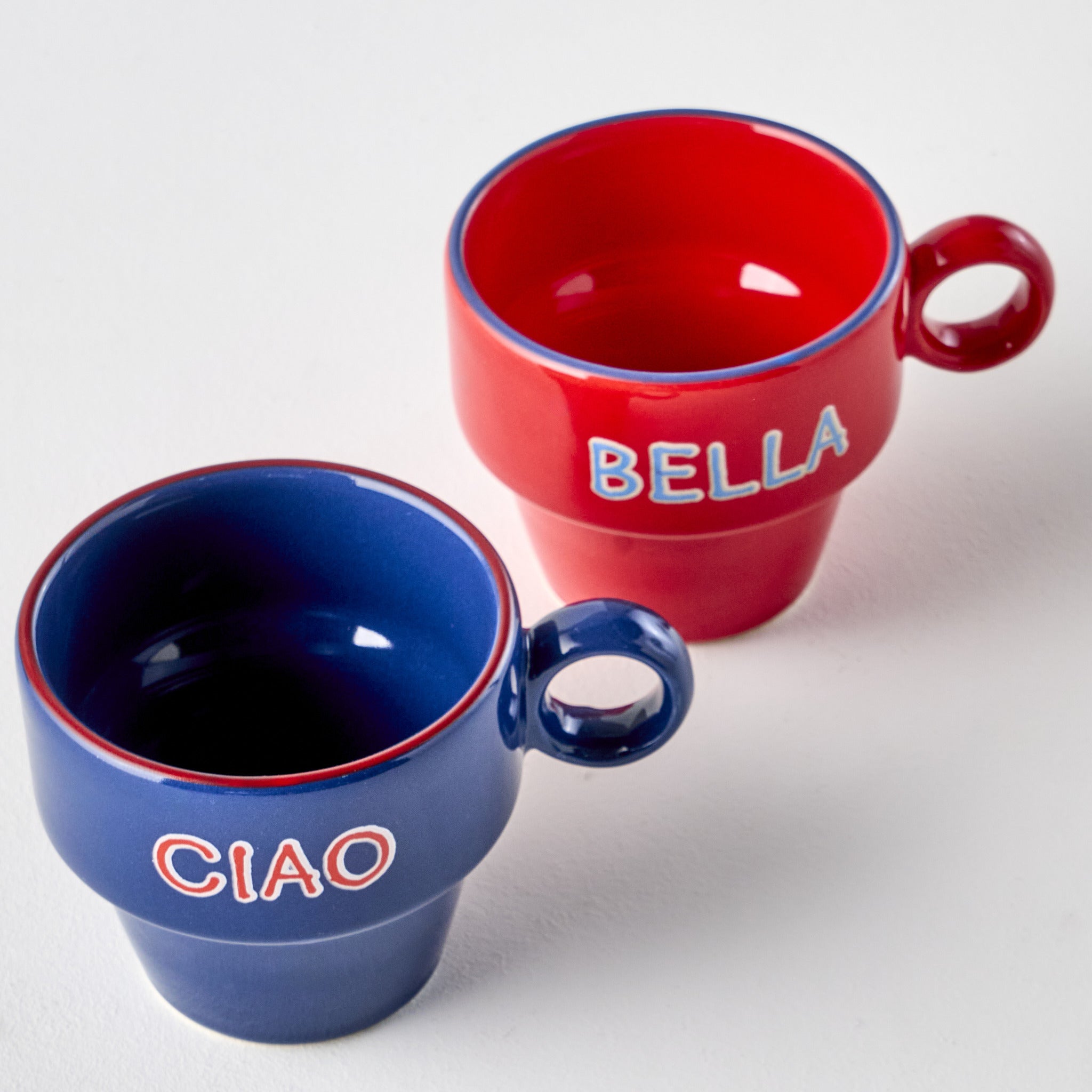 Line Ceramic Espresso Cup (Set of 2)