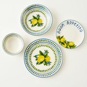 Lemoncello 24 Piece Porcelain Dinnerware Set