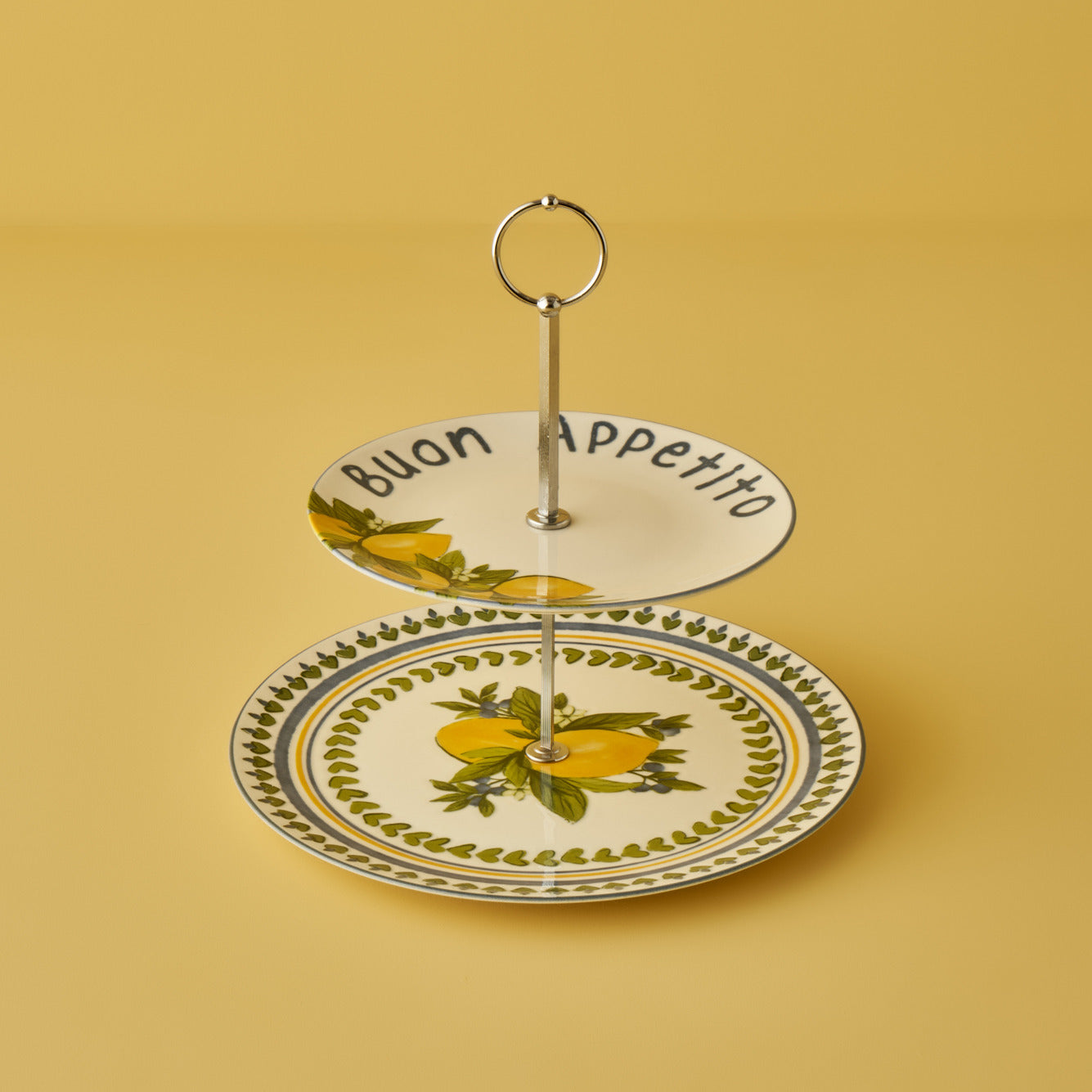 Lemoncello 2-Tier Serving Stand