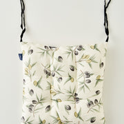 Olive Print Chair Cushion