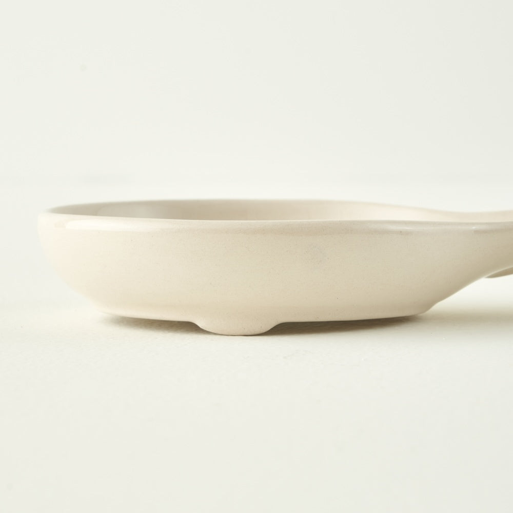 Olive Spoon Rest Dish side view
