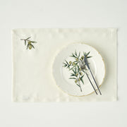 Olive Embroidered Placemat