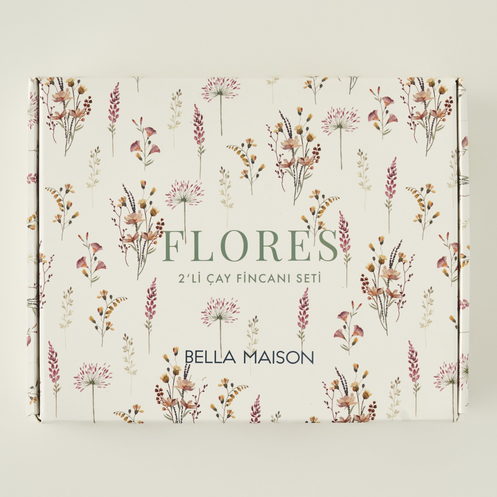 Flores Porcelain Tea Cup (Set of 2)