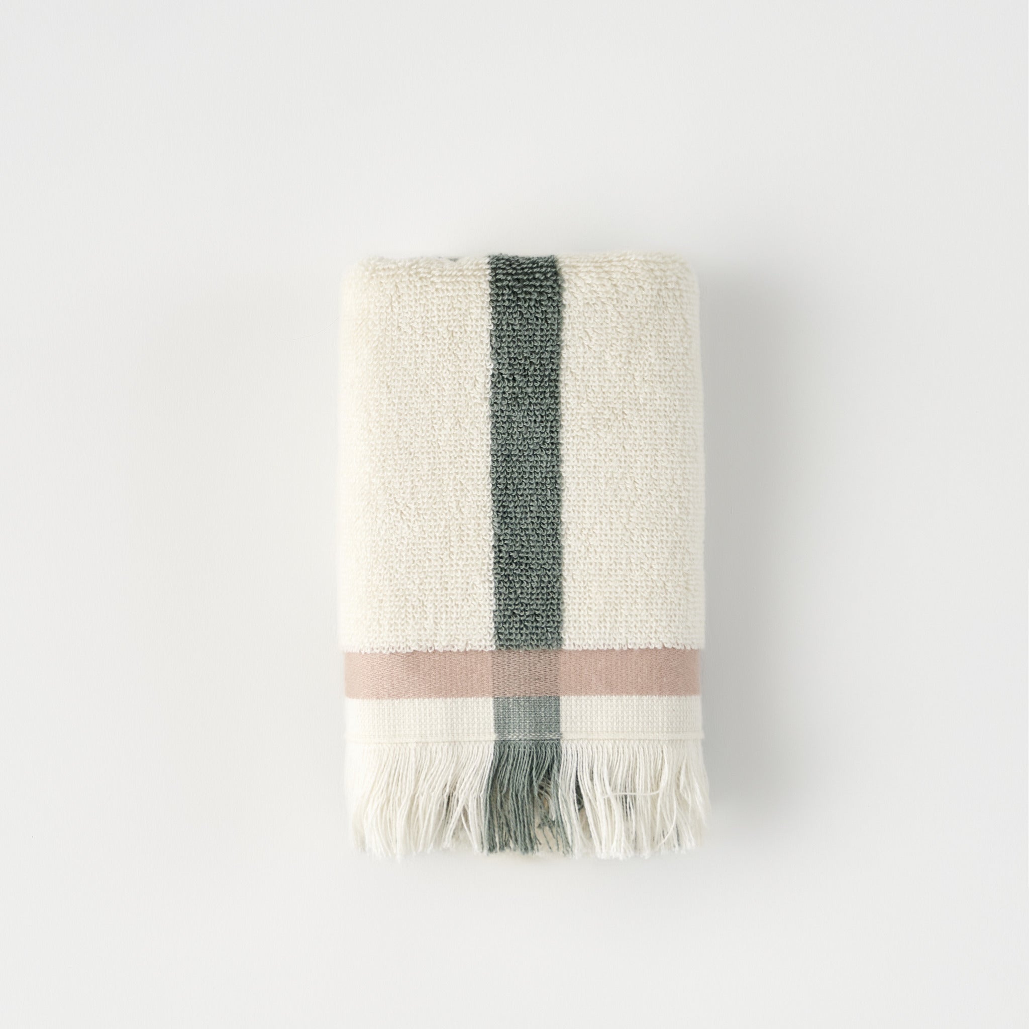 Ella Striped Cotton Washcloth